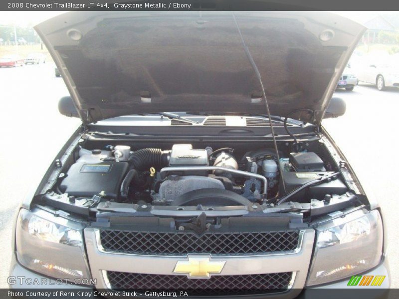 Graystone Metallic / Ebony 2008 Chevrolet TrailBlazer LT 4x4