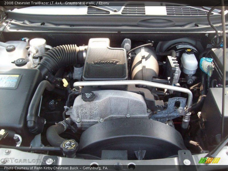 Graystone Metallic / Ebony 2008 Chevrolet TrailBlazer LT 4x4