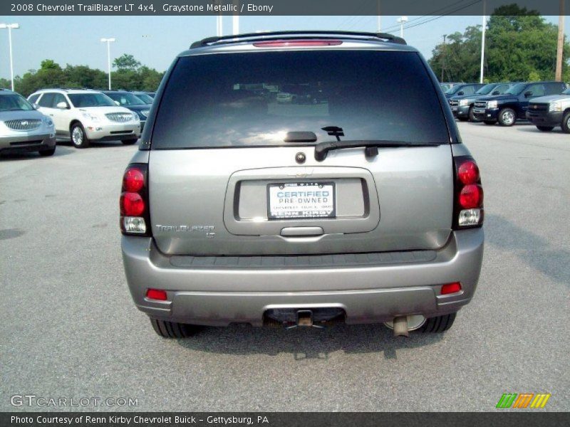 Graystone Metallic / Ebony 2008 Chevrolet TrailBlazer LT 4x4