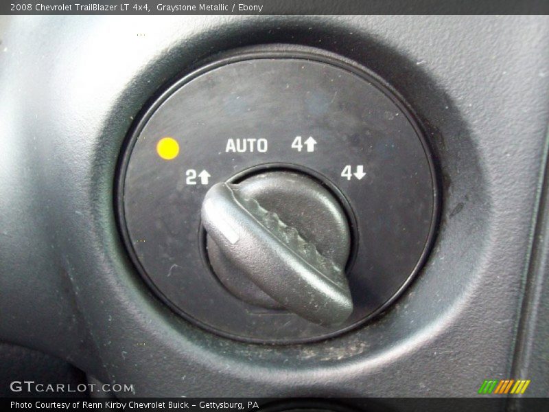 Graystone Metallic / Ebony 2008 Chevrolet TrailBlazer LT 4x4
