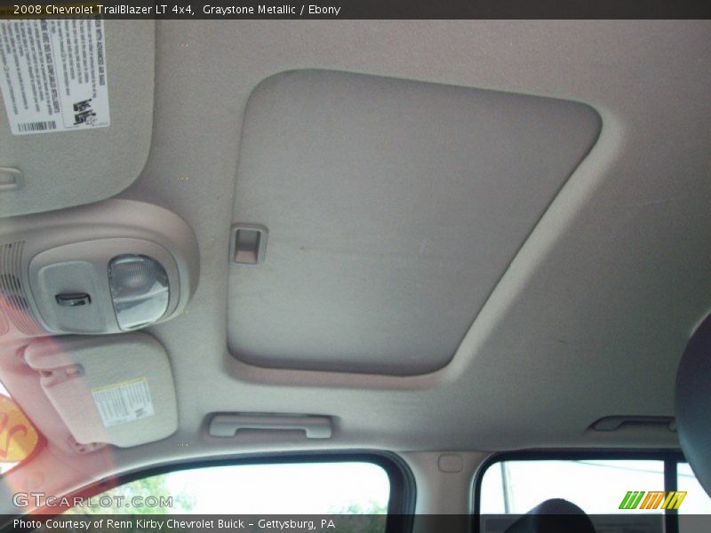 Graystone Metallic / Ebony 2008 Chevrolet TrailBlazer LT 4x4
