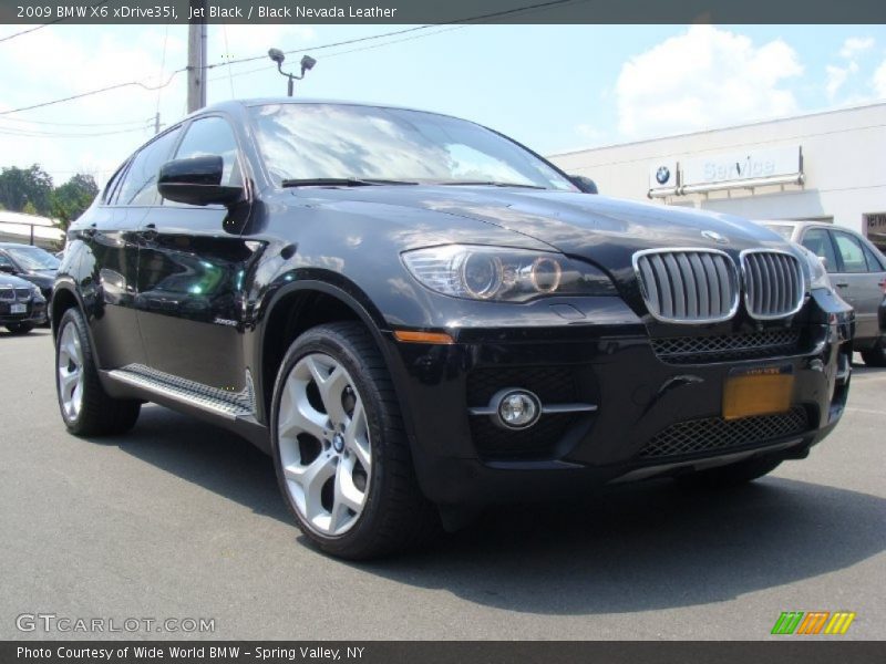 Jet Black / Black Nevada Leather 2009 BMW X6 xDrive35i