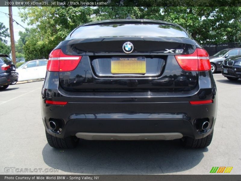 Jet Black / Black Nevada Leather 2009 BMW X6 xDrive35i