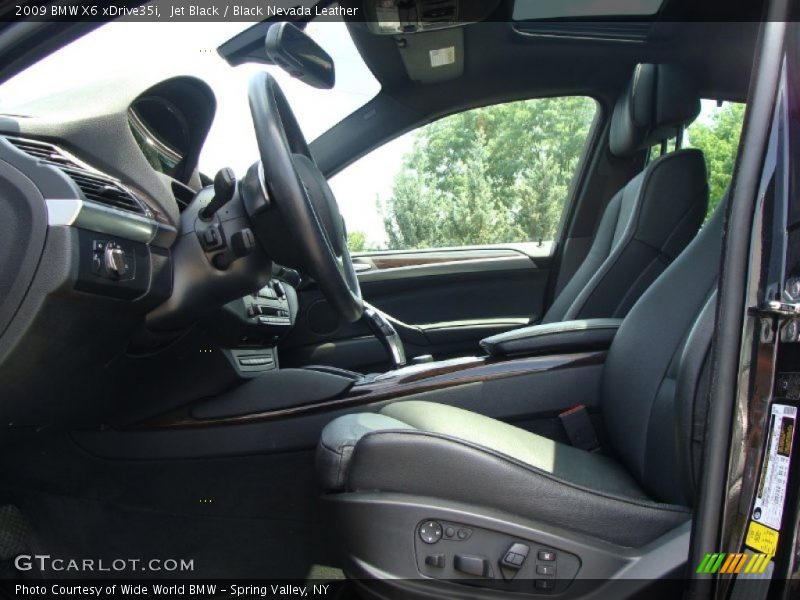 Jet Black / Black Nevada Leather 2009 BMW X6 xDrive35i