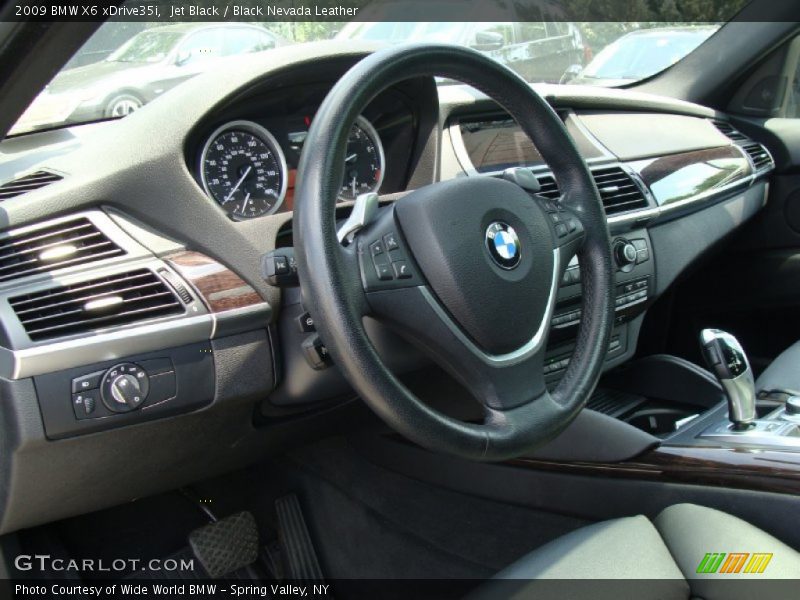 Jet Black / Black Nevada Leather 2009 BMW X6 xDrive35i