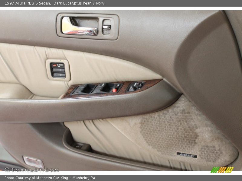 Dark Eucalyptus Pearl / Ivory 1997 Acura RL 3.5 Sedan