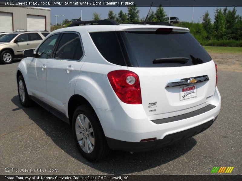 Summit White / Light Titanium/Jet Black 2011 Chevrolet Equinox LT AWD