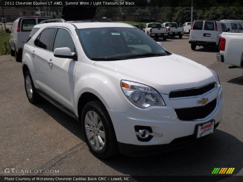 Summit White / Light Titanium/Jet Black 2011 Chevrolet Equinox LT AWD