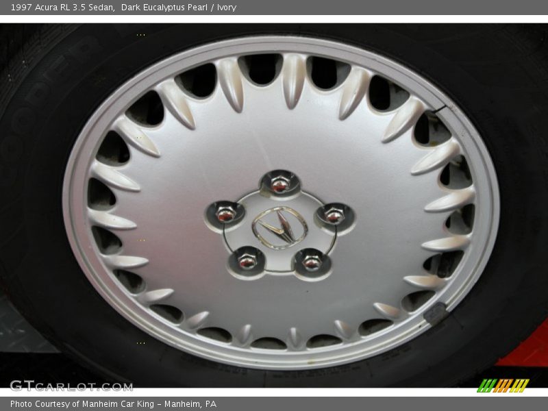 Dark Eucalyptus Pearl / Ivory 1997 Acura RL 3.5 Sedan
