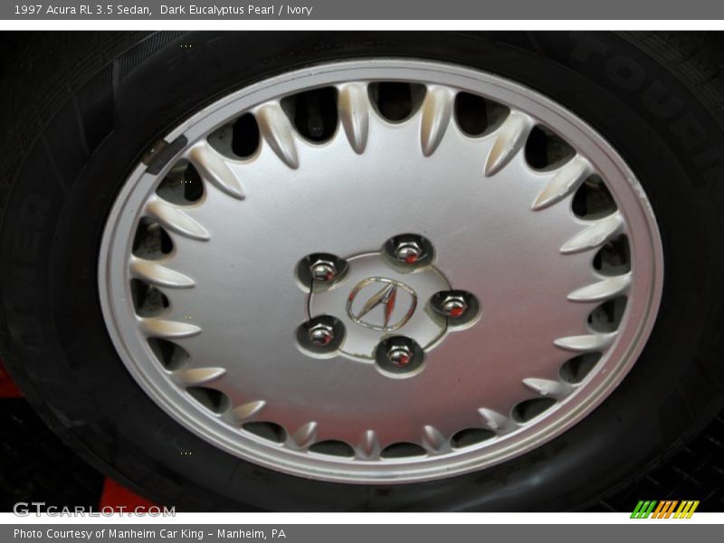 Dark Eucalyptus Pearl / Ivory 1997 Acura RL 3.5 Sedan