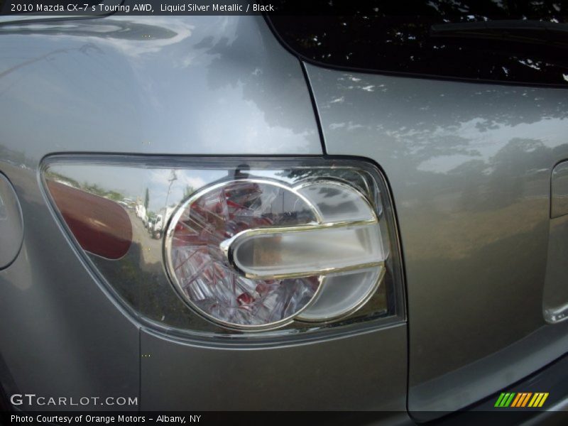 Liquid Silver Metallic / Black 2010 Mazda CX-7 s Touring AWD