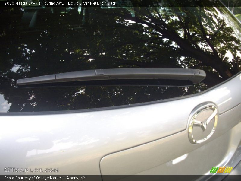 Liquid Silver Metallic / Black 2010 Mazda CX-7 s Touring AWD