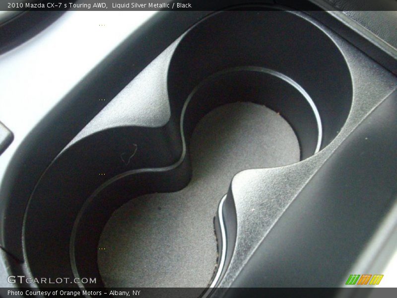 Liquid Silver Metallic / Black 2010 Mazda CX-7 s Touring AWD