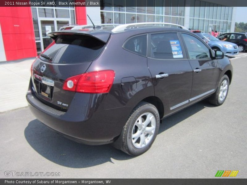 Black Amethyst / Black 2011 Nissan Rogue SV AWD