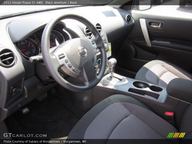 Black Amethyst / Black 2011 Nissan Rogue SV AWD