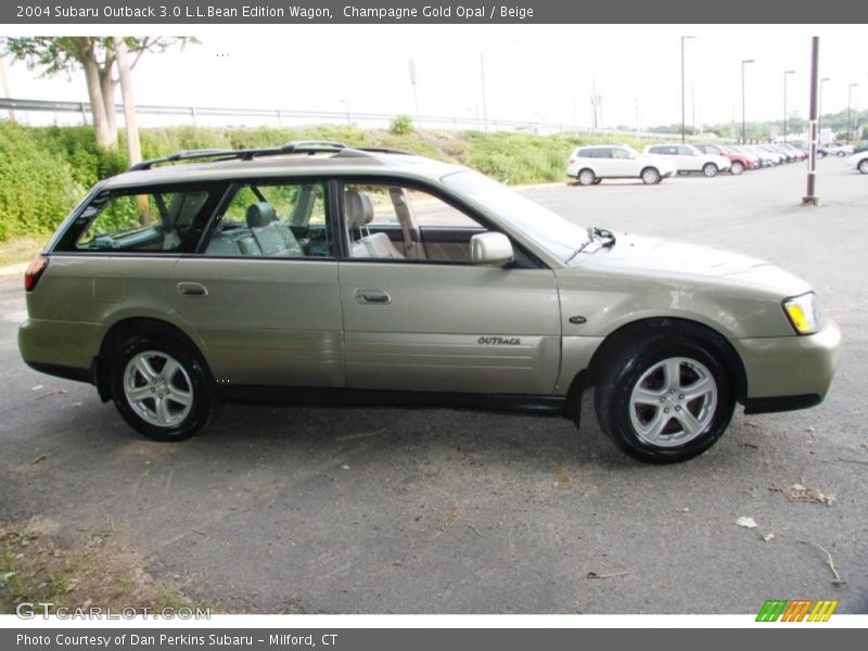 Champagne Gold Opal / Beige 2004 Subaru Outback 3.0 L.L.Bean Edition Wagon