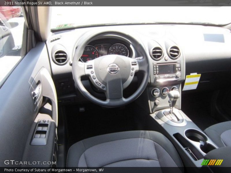 Black Amethyst / Black 2011 Nissan Rogue SV AWD