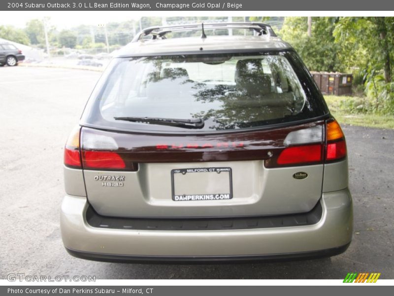 Champagne Gold Opal / Beige 2004 Subaru Outback 3.0 L.L.Bean Edition Wagon