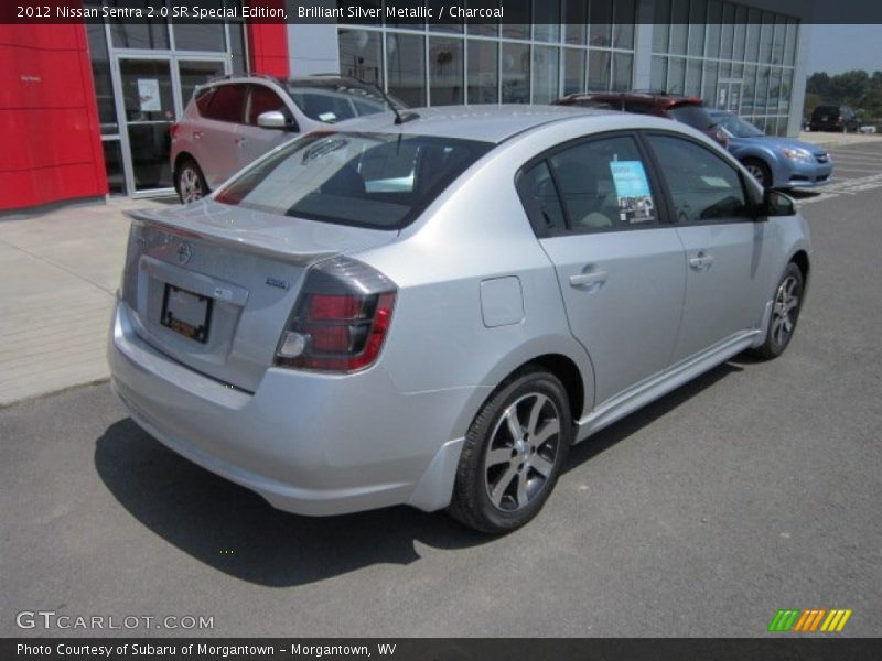 Brilliant Silver Metallic / Charcoal 2012 Nissan Sentra 2.0 SR Special Edition