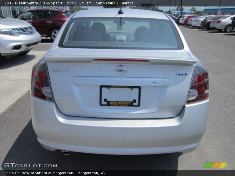 Brilliant Silver Metallic / Charcoal 2012 Nissan Sentra 2.0 SR Special Edition