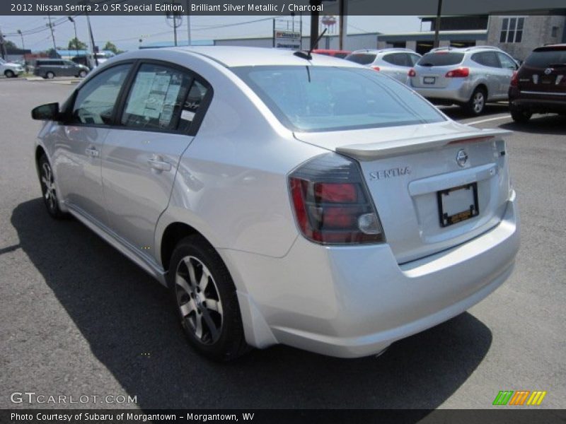 Brilliant Silver Metallic / Charcoal 2012 Nissan Sentra 2.0 SR Special Edition