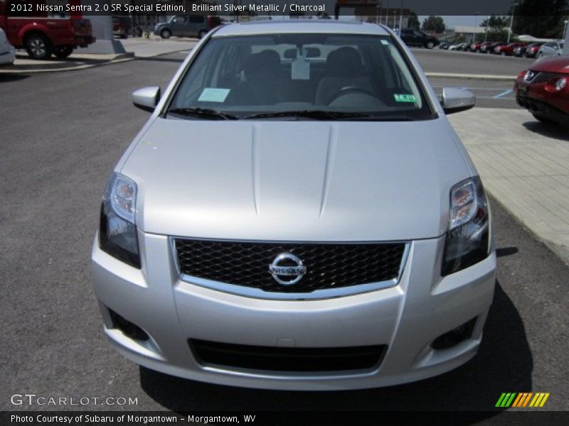 Brilliant Silver Metallic / Charcoal 2012 Nissan Sentra 2.0 SR Special Edition