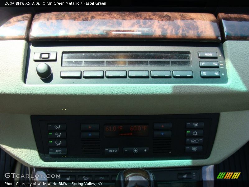 Olivin Green Metallic / Pastel Green 2004 BMW X5 3.0i