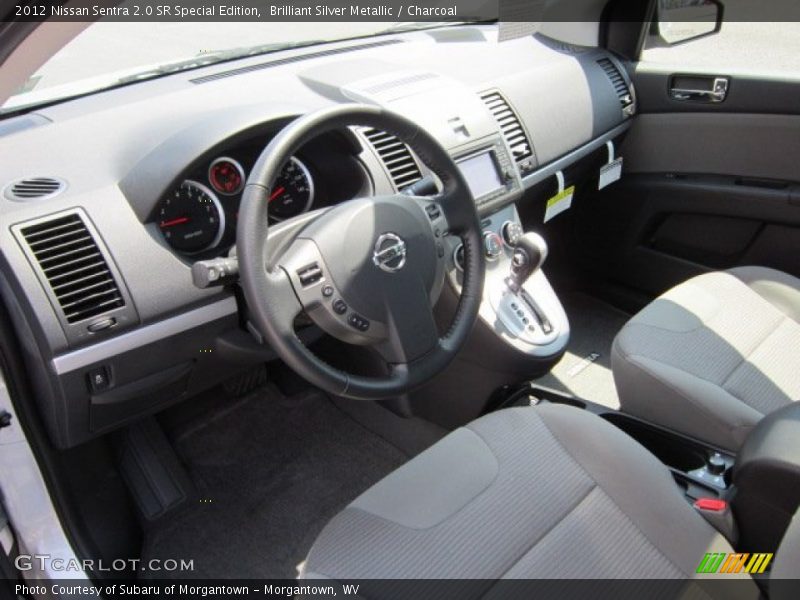 Brilliant Silver Metallic / Charcoal 2012 Nissan Sentra 2.0 SR Special Edition