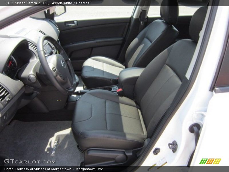  2012 Sentra 2.0 SL Charcoal Interior