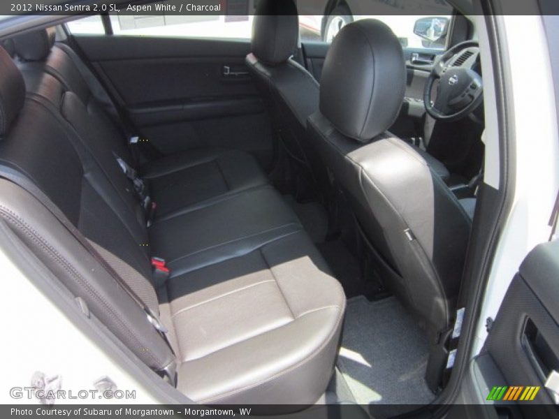 Aspen White / Charcoal 2012 Nissan Sentra 2.0 SL