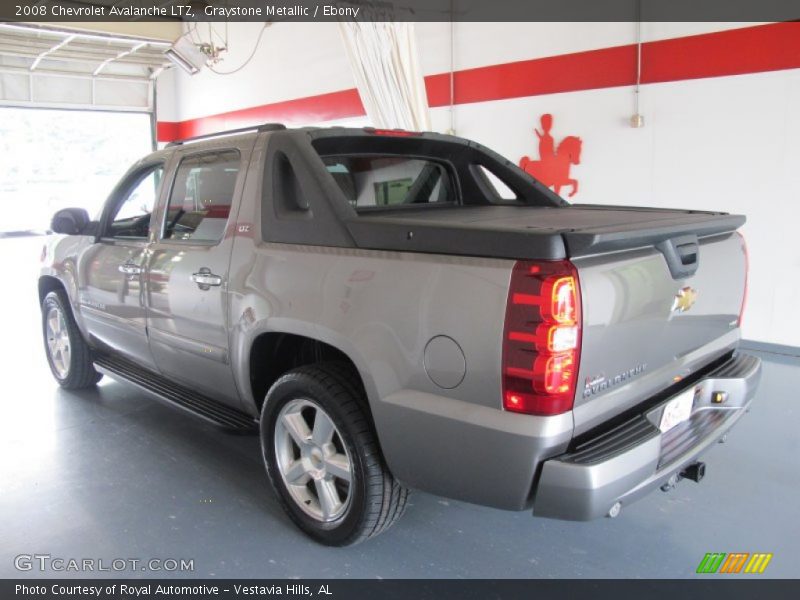 Graystone Metallic / Ebony 2008 Chevrolet Avalanche LTZ