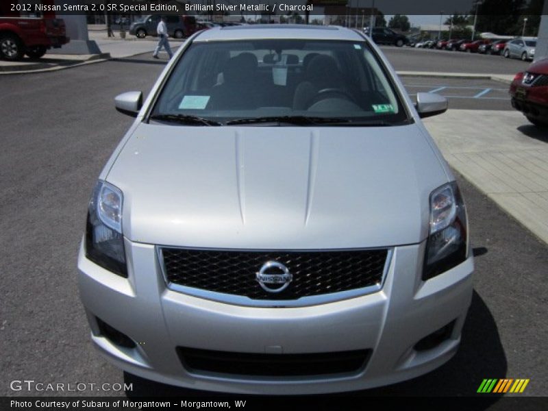 Brilliant Silver Metallic / Charcoal 2012 Nissan Sentra 2.0 SR Special Edition