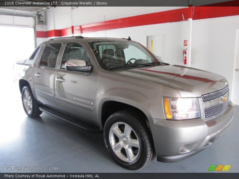 Graystone Metallic / Ebony 2008 Chevrolet Avalanche LTZ