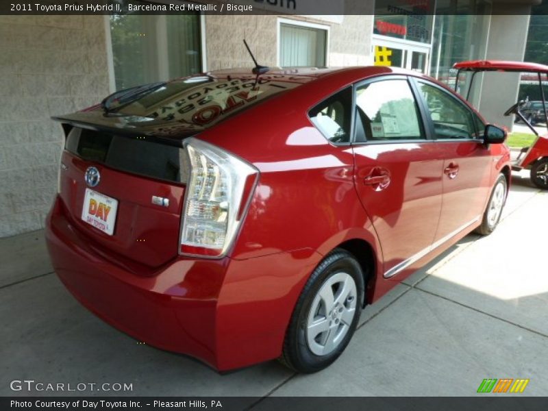 Barcelona Red Metallic / Bisque 2011 Toyota Prius Hybrid II