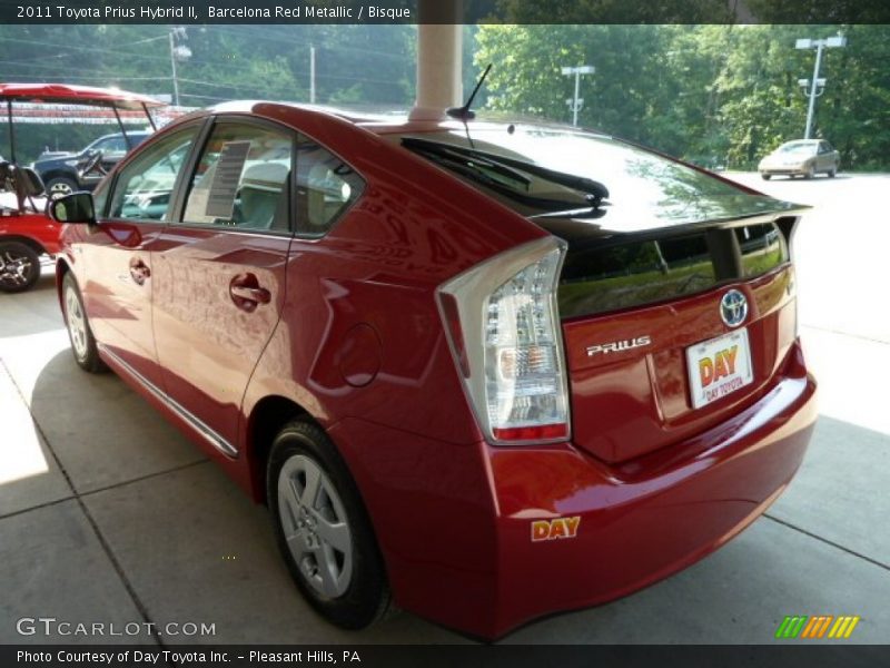 Barcelona Red Metallic / Bisque 2011 Toyota Prius Hybrid II