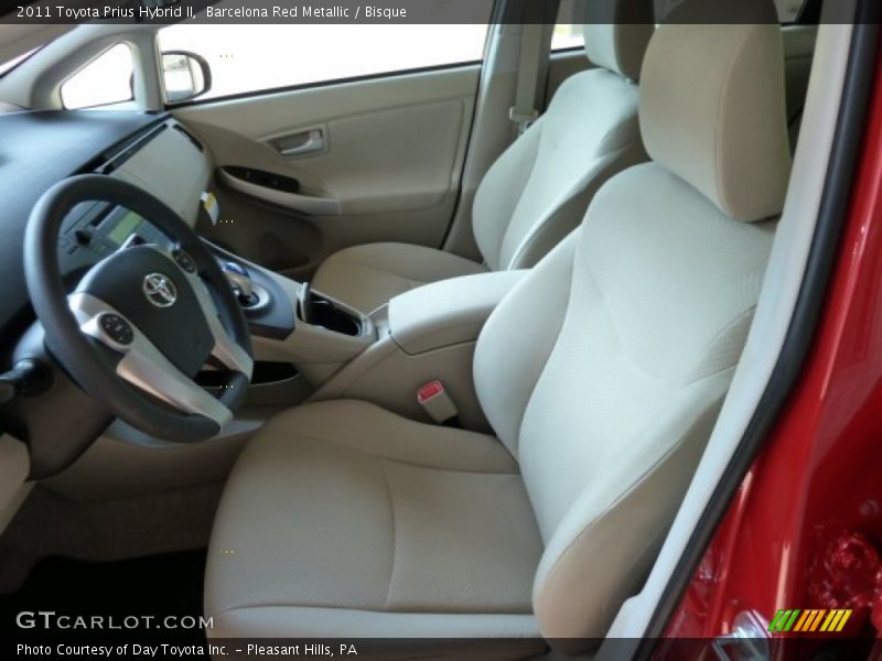 Barcelona Red Metallic / Bisque 2011 Toyota Prius Hybrid II