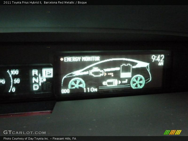 Barcelona Red Metallic / Bisque 2011 Toyota Prius Hybrid II