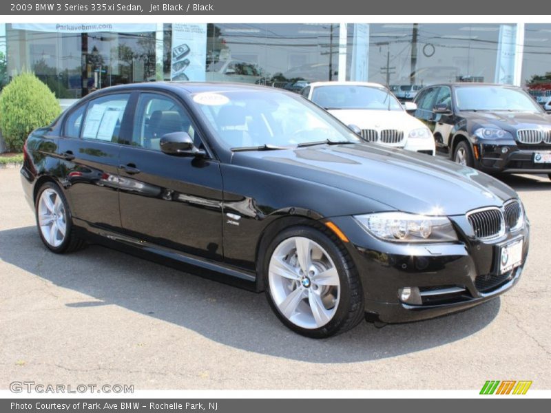 Jet Black / Black 2009 BMW 3 Series 335xi Sedan