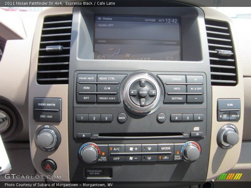 Espresso Black / Cafe Latte 2011 Nissan Pathfinder SV 4x4