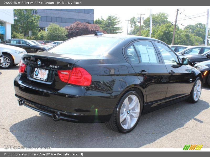 Jet Black / Black 2009 BMW 3 Series 335xi Sedan