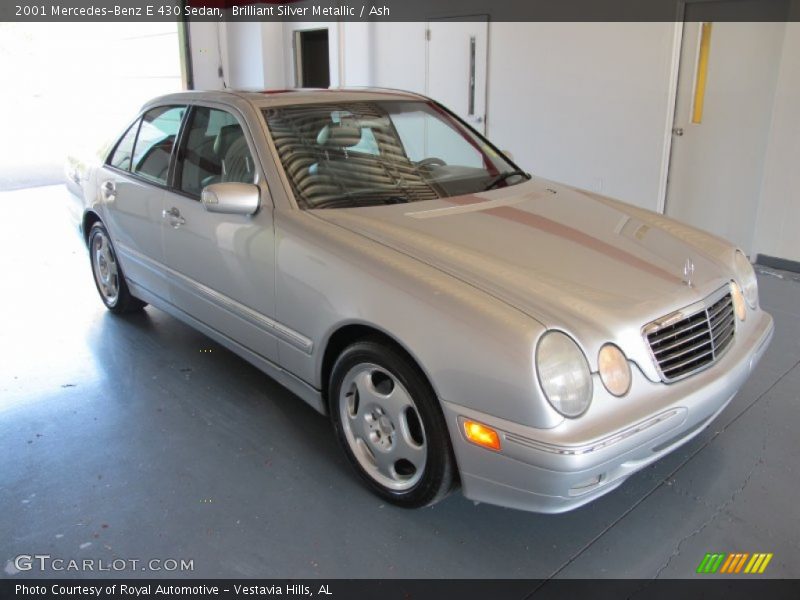 Brilliant Silver Metallic / Ash 2001 Mercedes-Benz E 430 Sedan