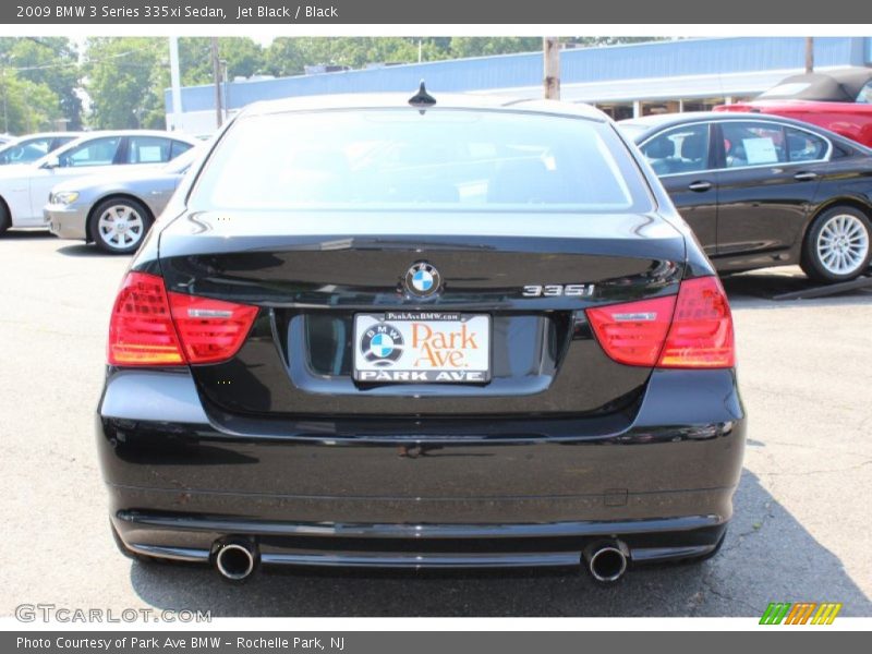 Jet Black / Black 2009 BMW 3 Series 335xi Sedan