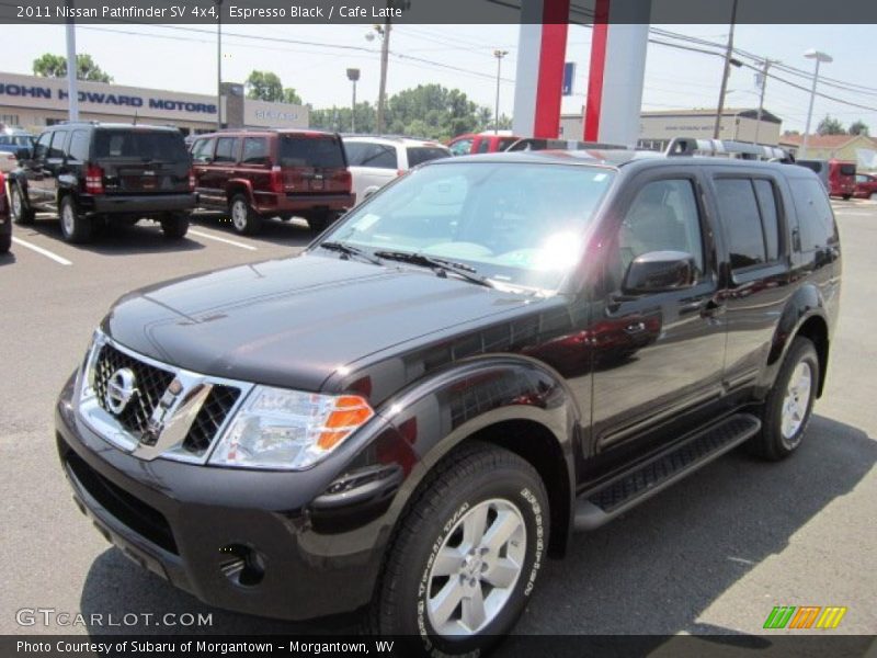 Espresso Black / Cafe Latte 2011 Nissan Pathfinder SV 4x4