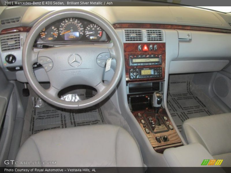 Brilliant Silver Metallic / Ash 2001 Mercedes-Benz E 430 Sedan