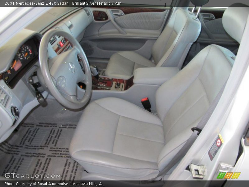  2001 E 430 Sedan Ash Interior