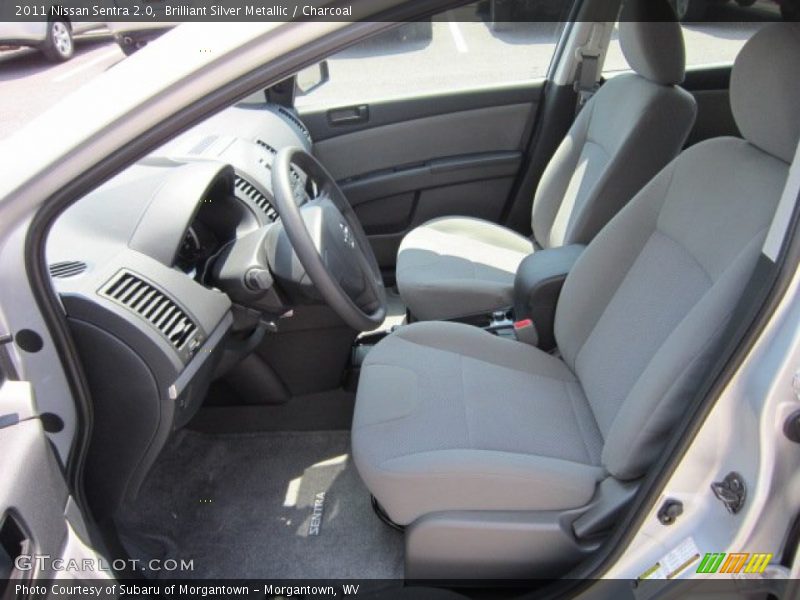 Brilliant Silver Metallic / Charcoal 2011 Nissan Sentra 2.0