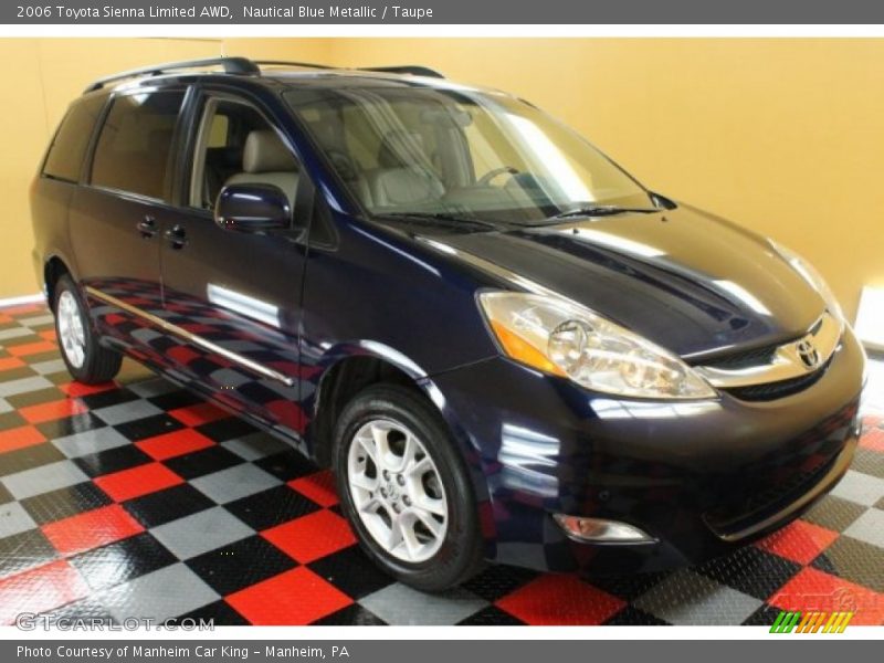 Nautical Blue Metallic / Taupe 2006 Toyota Sienna Limited AWD