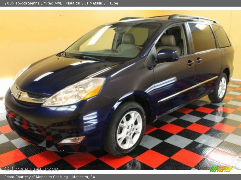 Nautical Blue Metallic / Taupe 2006 Toyota Sienna Limited AWD