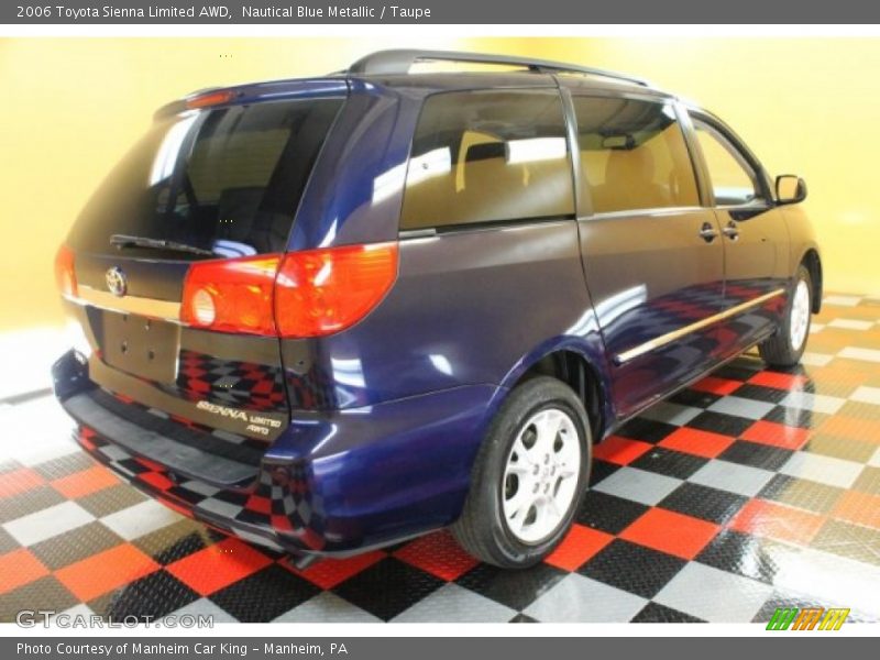 Nautical Blue Metallic / Taupe 2006 Toyota Sienna Limited AWD