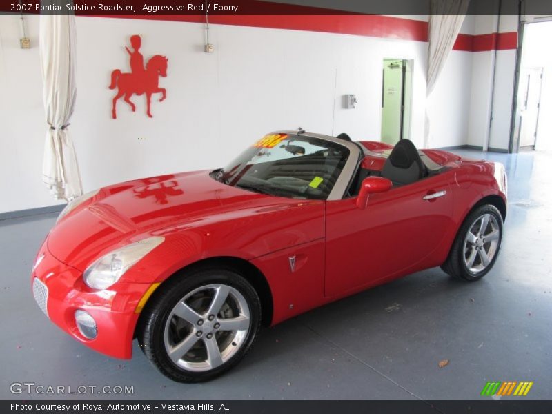 Aggressive Red / Ebony 2007 Pontiac Solstice Roadster